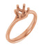 HONORA Lab Diamond Engagement Ring in 18K Rose Gold