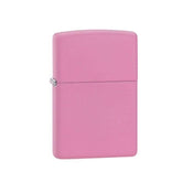 Zippo Lighter Pink Matte Classic Engravable Grooms Gift USA - Larson Jewelers