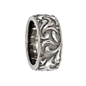 ARSENIUS Titanium Ring with Casted Pattern by Edward Mirell - 11 mm - Larson Jewelers