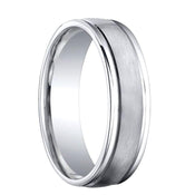 PELAKUS Benchmark Slightly Domed Center Cobalt Chrome Ring - 6mm - Larson Jewelers