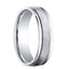 PELAKUS Benchmark Slightly Domed Center Cobalt Chrome Ring - 6mm - Larson Jewelers