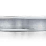 GRADIUS Benchmark Concave Brushed Center Titanium Wedding Band - 6mm - Larson Jewelers