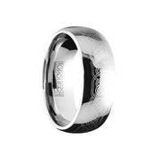 MARCIANUS Polished Engraved Celtic Tungsten Carbide Comfort Fit Ring - 8mm - Larson Jewelers