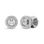10K White Gold 1/4 Ct.Tw.Diamond Stud Earrings - Larson Jewelers