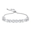 Sterling Silver 1/10 Ct.Tw.Diamond Bolo Bracelet - Larson Jewelers