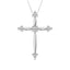 Diamond 1/5 Ct.Tw. Cross Pendant in Silver - Larson Jewelers