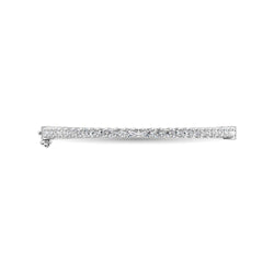Diamond 1/5 Ct.Tw. Bangle in Sterling Silver - Larson Jewelers