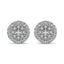 Diamond Stud earrings 3/4 ct tw in 14K White Gold - Larson Jewelers