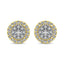 Diamond Stud earrings 3/4 ct tw in 14K Yellow Gold - Larson Jewelers