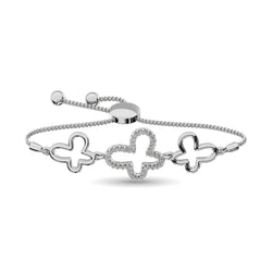 Diamond 1/8 ct tw Bracelet in Sterling Silver - Larson Jewelers