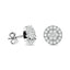 Diamond Stud earrings 1/3 ct tw in 10K White Gold - Larson Jewelers