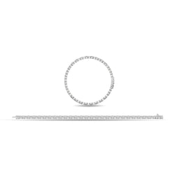 Diamond 2 ct tw Fashion Bracelet in 10K White Gold - Larson Jewelers