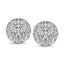Diamond Stud Earrings 1/3 ct tw Round-cut in 10K White Gold - Larson Jewelers