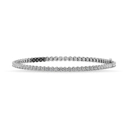 Diamond 1 Ct.Tw. 10K White Gold Tennis Bracelet - Larson Jewelers