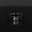 Happy Jack-O-Lantern Engraved Flat Polished Black Tungsten Ring (Morpheus) - 4mm - 12mm - Larson Jewelers
