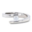 ANNA Tension Set Titanium Diamond Ring - Larson Jewelers