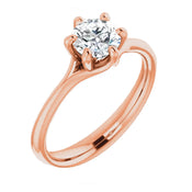 HONORA Lab Diamond Engagement Ring in 14K Rose Gold