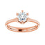 HONORA Lab Diamond Engagement Ring in 18K Rose Gold