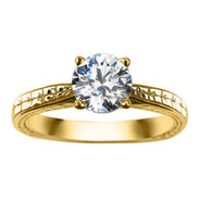 IVY Lab Diamond Engagement Ring in 18K Yellow Gold