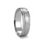KALLISTO Novell Hammered Finish Silver Wedding Ring with Milgrains - 4mm - 10mm - Larson Jewelers