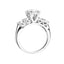 ANNABEL Five Stone Lab Diamond Engagement Ring with Polished Finish in 18K White Gold - Larson Jewelers