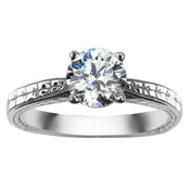 IVY Lab Diamond Engagement Ring in 18K White Gold - Larson Jewelers