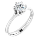 HONORA Lab Diamond Engagement Ring in Silver - Larson Jewelers