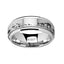 Spinning Engraved Hoth Battle Scene Star Wars Tungsten Carbide Spinner Wedding Band - 8mm - Larson Jewelers