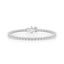 3.00 cttw  Tennis Bracelet with Round Lab Diamond by Mercury Rings