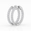 2.00 cttw Gorgeous Lab Diamond Hoop Earrings by Mercury Rings