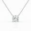 2.00 ct Solitaire Pendant with Cushion Lab Diamond by Mercury Rings