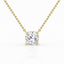 2.00 ct Solitaire Pendant with Cushion Lab Diamond by Mercury Rings