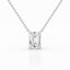 2.00 ct Solitaire Pendant with Emerald Lab Diamond by Mercury Rings