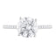 2.00 cttw Hidden Halo Bridal Ring with 1.50 ct Round Lab Diamond Center Stone by Mercury Rings
