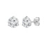 2.00 cttw 3-Prong Martini Studs with Round Lab Diamonds by Mercury Rings