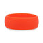 TROPICANA Silicone Ring for Men and Women Orange Comfort Fit Hypoallergenic Thorsten - 8mm - Larson Jewelers