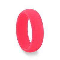 CAMILA Silicone Ring for Men and Women Pink Comfort Fit Hypoallergenic Thorsten - 8mm - Larson Jewelers