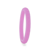ALEXANDRITE Stackable Faceted Silicone Ring for Women Lilac Comfort Fit Hypoallergenic Thorsten - 2mm - Larson Jewelers