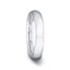 VIVID Silver Polished Finish Domed Wedding Band - 4mm & 8mm - Larson Jewelers