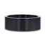 NEO Flat Black Titanium Wedding Ring - 8mm - Larson Jewelers
