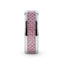 DOMINIQUE Pink Carbon Fiber Inlaid Titanium Flat Polished Finish Ring Band With Beveled Edges - 8mm - Larson Jewelers