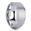 OPTIMUS Raised Center with Brush Finish Tungsten Ring - 4mm - 12mm - Larson Jewelers