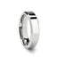 ROMA Womens Beveled Tungsten Carbide Wedding Ring - 4mm & 6mm - Larson Jewelers