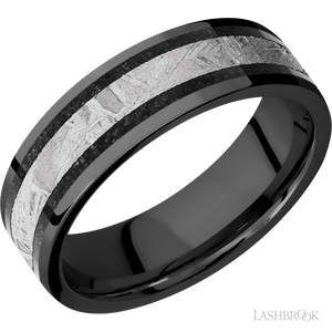 Zirconium with Polish Finish - 7MM - Larson Jewelers