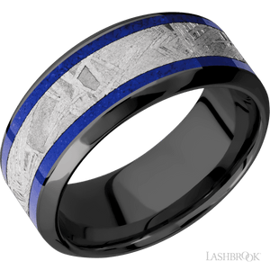 Zirconium with Polish Finish - 9MM - Larson Jewelers