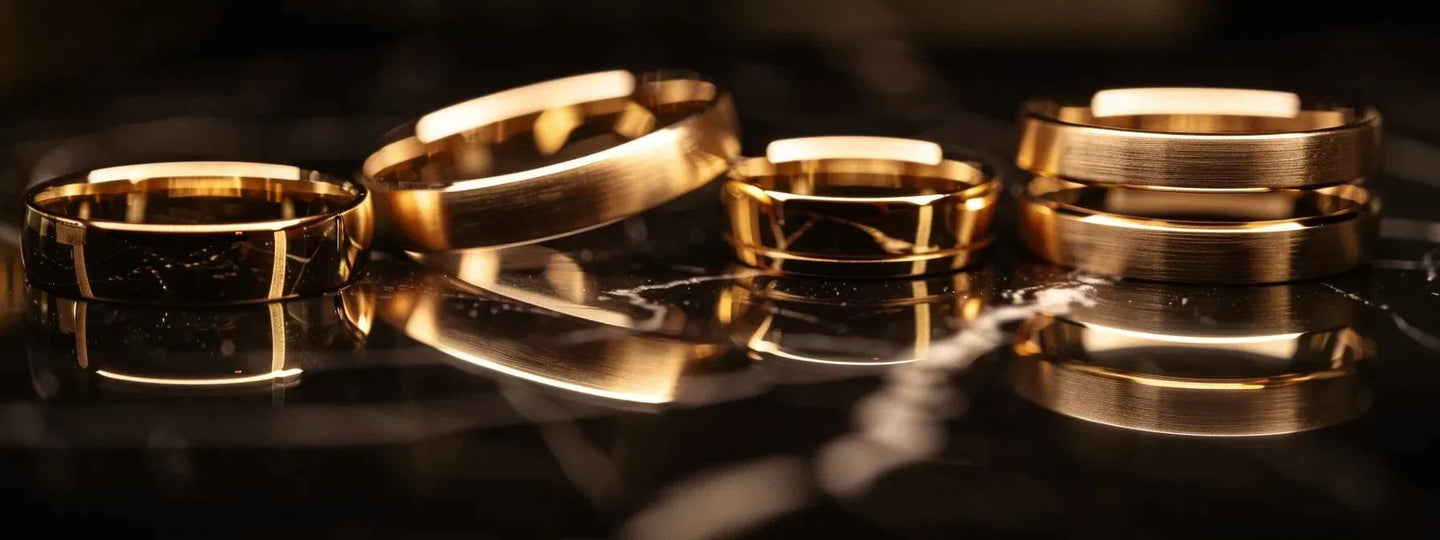 Gold Tungsten Rings for Unforgettable Weddings - Larson Jewelers