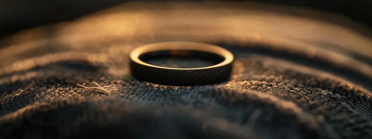 Storing Black Wedding Bands Properly - Larson Jewelers