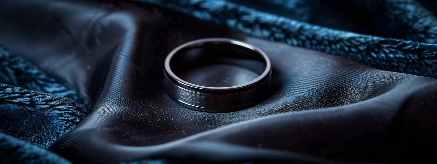 The Allure of Men's Black Stainless Steel Wedding Bands: A Stylish Choice - Larson Jewelers