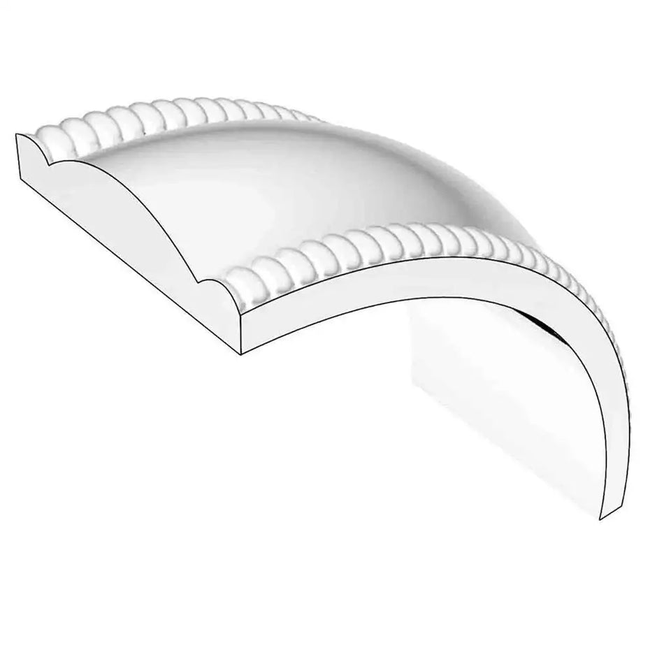 14k White Gold Wedding Band Domed High Polished Finish Milgrain Edges - 2.5mm - 10mm - Larson Jewelers
