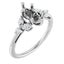 AURELIE Lab Grown Diamond Engagement Ring Setting for Marquise Stones
